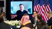 Elon Musk lors de son intervention à une réunion du G20, à Chapel Hill, en Caroline du Nord, le 1er septembre 2026