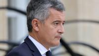 Le mnistre de la Justice, Gérald Darmanin, à la sortie de l'Elysée, le 10 juin 2026 à Paris