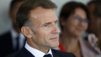 Emmanuel Macron, le 1er septembre 2026, à Mende, dans le sud de la France