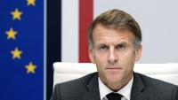 Emmanuel Macron lors d'un conseil de sécurité à Paris, le 22 octobre 2026