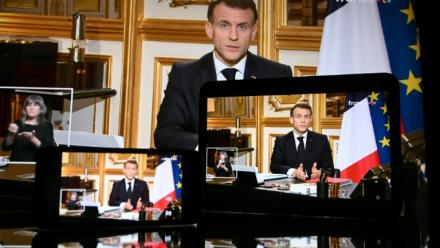 Allocution télévisée du président Emmanuel Macron, le 3 mars 2026 à Paris