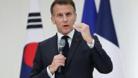 Le président Emmanuel Macron à Séoul le 3 avril 2026