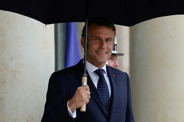 Le président français Emmanuel Macron au Palais de l'Elysée, à Paris, le 24 juillet 2025