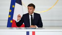 Le président Emmanuel Macron au Palais de l'Elysée à Paris, le 13 juin 2025