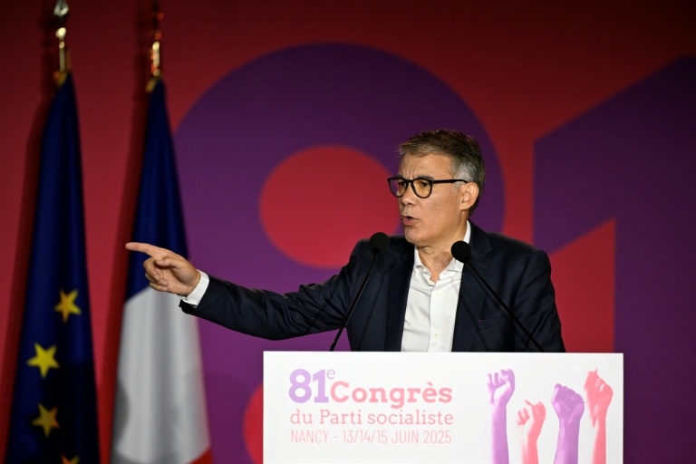 Le Premier secrétaire du parti socialiste à Nancy le 15 juin 2025