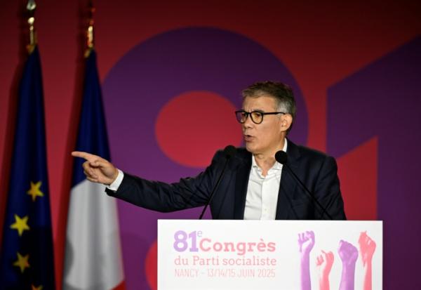 Le Premier secrétaire du parti socialiste à Nancy le 15 juin 2025