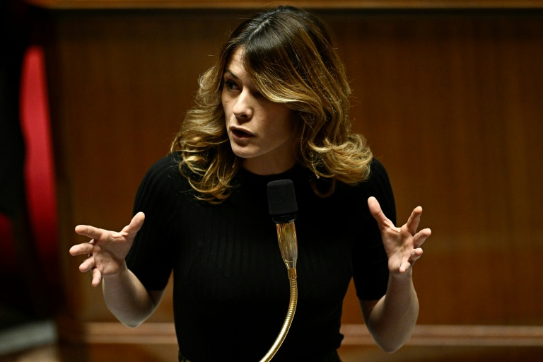 Maud Bregeon, alors porte-parole du gouvernement de Michel Barnier, le 3 décembre 2024 à l'Assemblée nationale à Paris