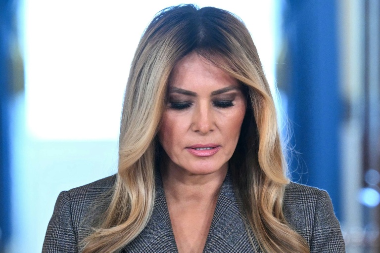 Melania Trump à la Maison Blanche à Washington, aux Etats-Unis, le 9 avril 2026