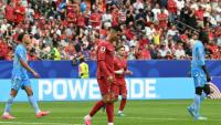 Cristiano Ronaldo (c) durant le match Portugal-RD Congo du Mondial 2026, le 17 juin 2026 à Houston