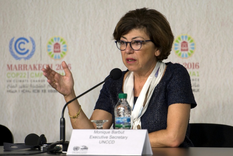 Monique Barbut, le 14 novembre 2016 à Marrakech, au Maroc