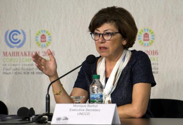 Monique Barbut, le 14 novembre 2016 à Marrakech, au Maroc