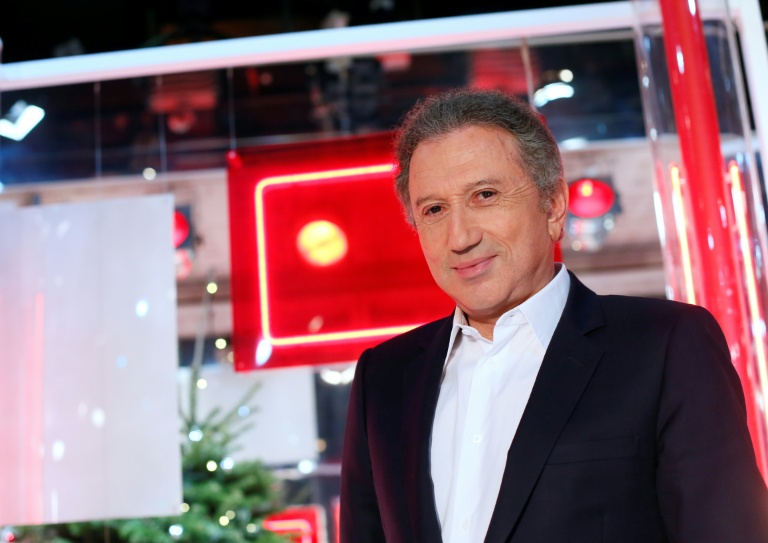 L'animateur Michel Drucker sur le plateau de l'émission 