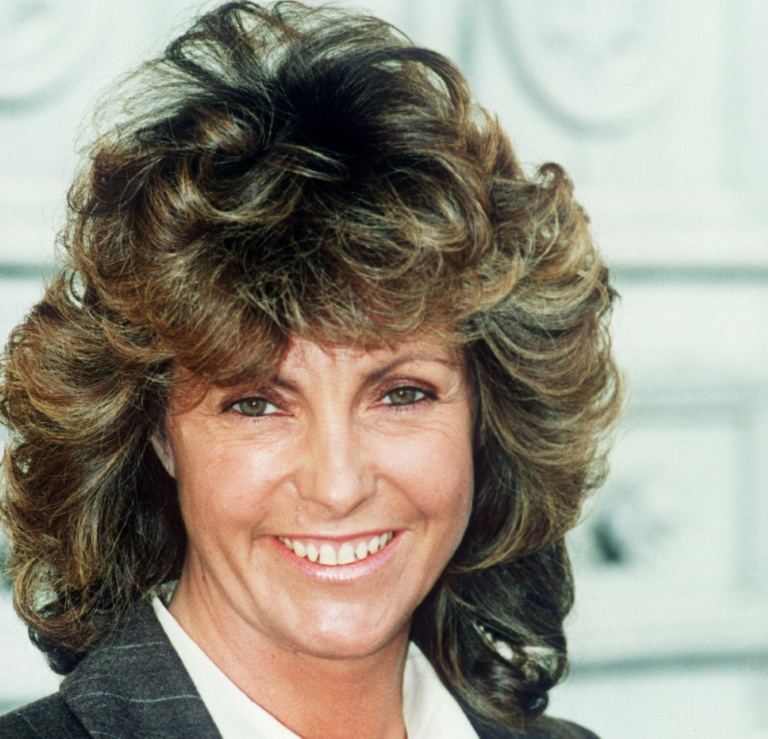 L'actrice Chantal Nobel à Aix-en-Provence, le 13 février 1990