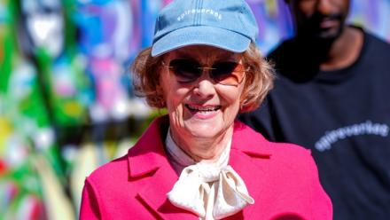 La reine Sonja de Norvège à Oslo le 23 avril 2026