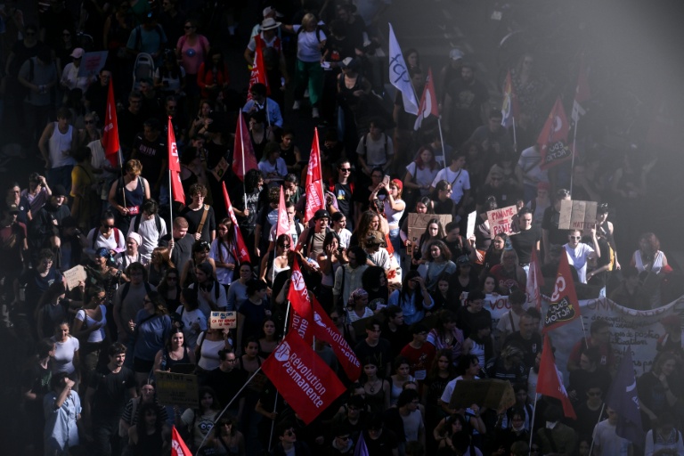 Manifestation de lycéens à Bordeaux, le 15 octobre 2026 en Gironde