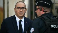 Le préfet de police Laurent Nuñez arrive au commissariat de L'Haÿ-les-Roses, le 11 octobre 2025 dans le Val-de-Marne