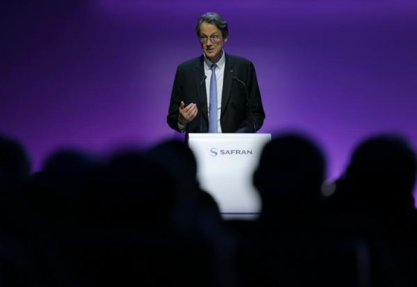 Le directeur général de Safran Olivier Andriès à Massy, près de Paris, le 23 mai 2024