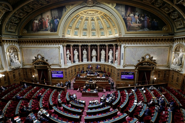 L'hémicycle du Sénat, à Paris, le 23 décembre 2025