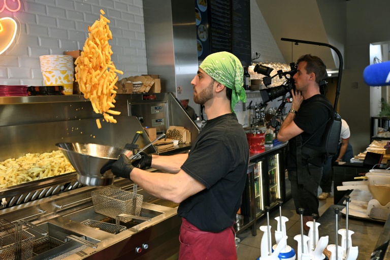 La friterie Hill's Burger près de Bruxelles, le 17 septembre 2026