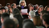Sophie Gourmelen, la présidente du groupe EBRA, à Mirecourt, dans les Vosges, le 28 novembre 2025.