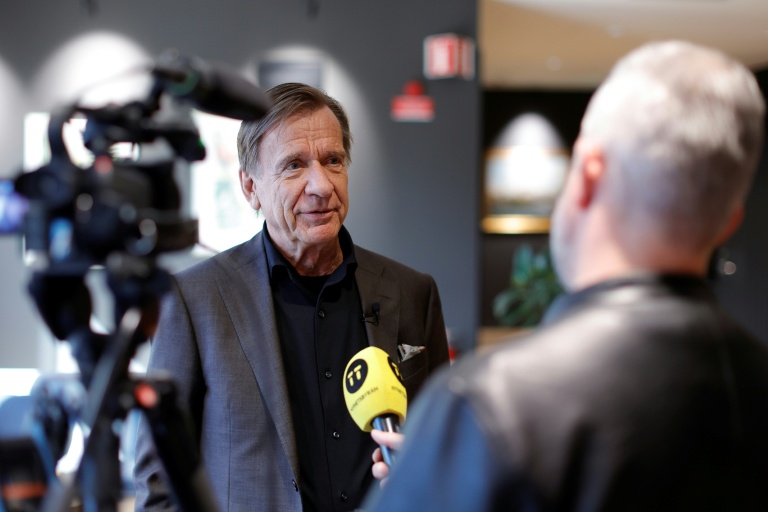 Le patron de Volvo Hakan Samuelsson, lors d'une interview à l'occasion de la présentation de résultats au siège du groupe à Göteborg, en Suède, le 29 avril 2026 