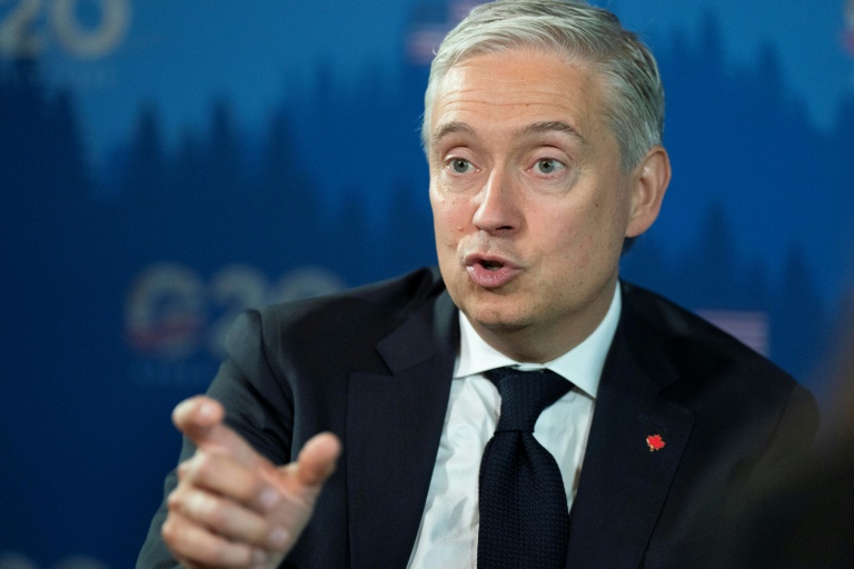 Le ministre canadien des Finances, François-Philippe Champagne, lors d'une entrevue en marge de la réunion des ministres des Finances et des gouverneurs de banques centrales du G20 à Asheville, en Caroline du Nord, le 1er septembre 2026