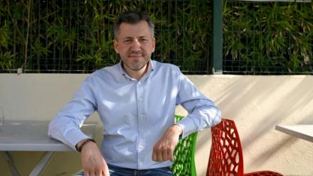 Le candidat d'extrême droite à la mairie de Marseille, Franck Allisio, le 23 mai 2022 à Marseille