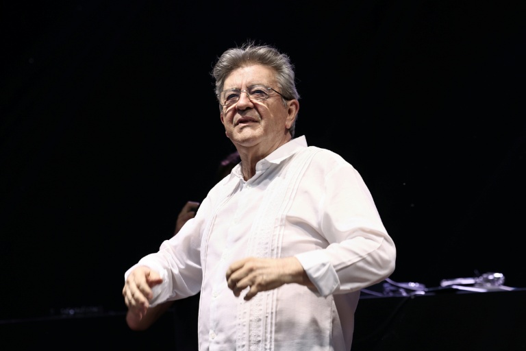 Jean-Luc Mélenchon, candidat de la France Insoumise (LFI) à la présidentielle, le 21 juin 2026 à Paris