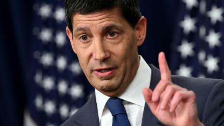 Le président de la Réserve fédérale américaine Kevin Warsh lors d'un discours à Washington, le 29 juillet 2026