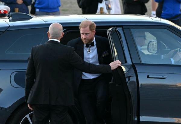 Le prince Harry arrive à une soirée de la Fondation des Invictus Games, à Londres le 17 septembre 2026
