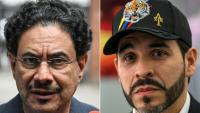 Montage photos réalisé le 31 mai 2026 montrant le sénateur de gauche Ivan Cepeda (à gauche) et le candidat de droite Abelardo de la Espriella, prétendants à la présidence en Colombie