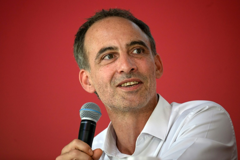Raphaël Glucksmann à Bram, dans l'Aude, le 19 septembre 2026