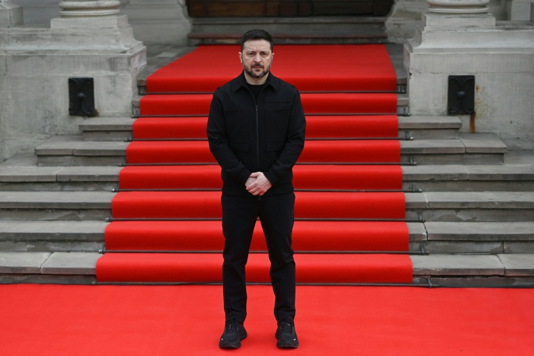 Le président ukrainien Volodymyr Zelensky, le 17 avril 2026 à Lviv, dans l'ouest de l'Ukraine