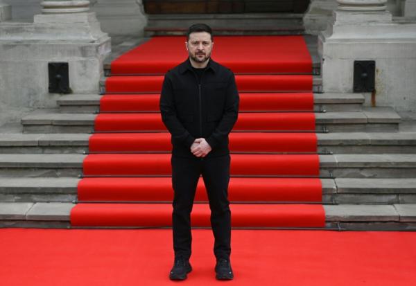 Le président ukrainien Volodymyr Zelensky, le 17 avril 2026 à Lviv, dans l'ouest de l'Ukraine