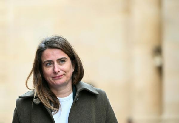 Marine Tondelier, patronne des Ecologistes, le 11 mars 2026 à Paris