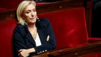 Marine Le Pen à l'Assemblée nationale le 15 octobre 2025, à Paris