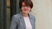 La ministre de l'Agriculture Annie Genevard à l'Elysée à Paris, le 15 avril 2026