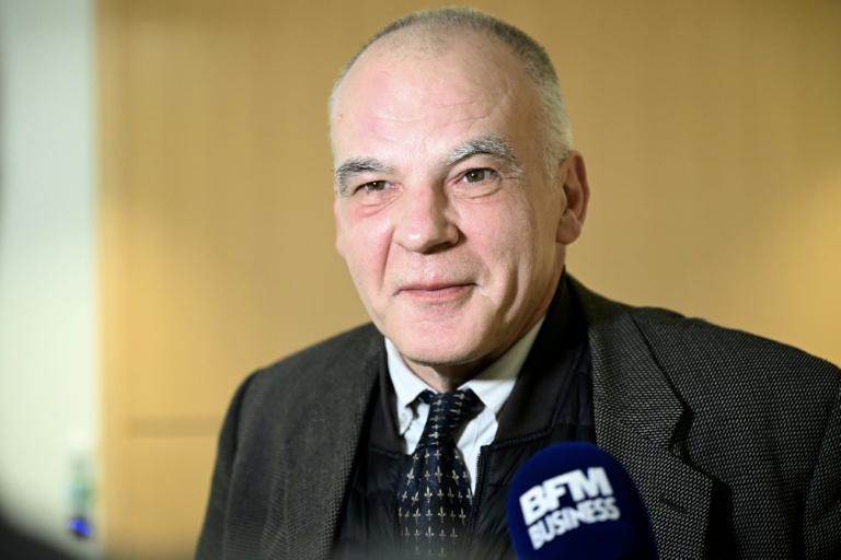 Le patron de presse français Nicolas Miguet au tribunal de Paris, le 1er octobre 2025