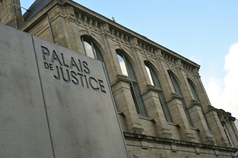 Le palais de justice de Vannes, le 24 février 2025