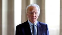 L'ancien ministre de l'Intérieur, Brice Hortefeux, au Palais de Justice de Paris, le 26 mai 2026 lors du procès en appel de l'ancien président Nicolas Sarkozy et de ses neuf coaccusés, dans l'affaire du financement libyen de sa campagne électorale de 2007