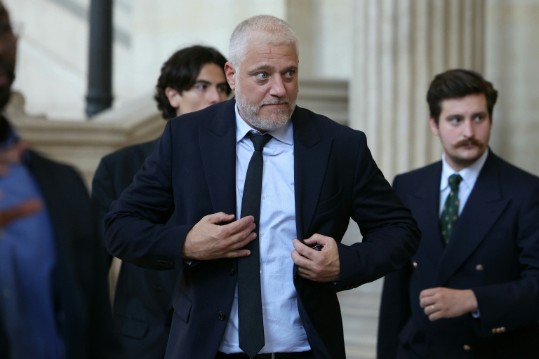 Xavier Nogueras, avocat de Loïk Le Priol, à la sortie de la cour d'assises de Paris le 21 septembre 2026