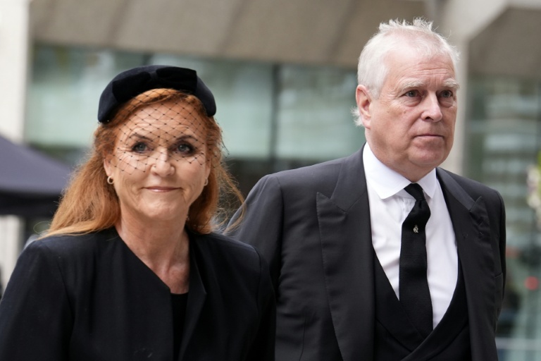 Sarah Ferguson et le prince Andrew à Londres, le 16 septembre 2025