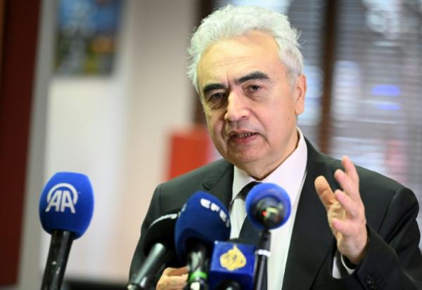 Le directeur exécutif de l'Agence internationale de l'énergie (AIE) Fatih Birol, lors d'une conférence de presse à Bruxelles, le 6 mars 2026