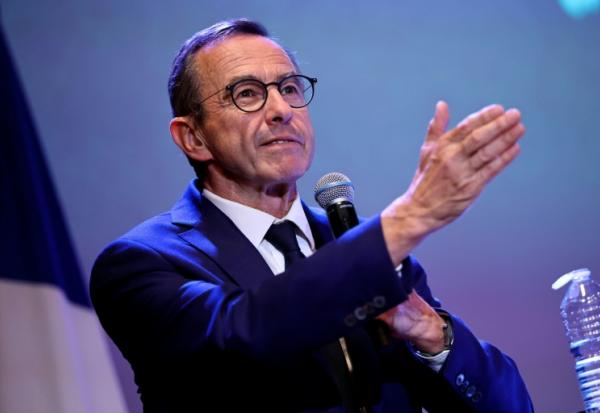 Bruno Retailleau (Les Républicains), candidat à l'élection présidentielle, à Boulogne-Billancourt, le 31 août 2026