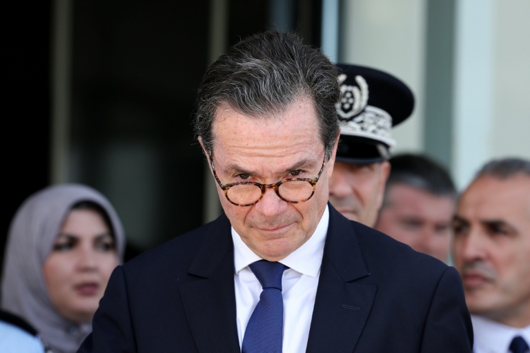 L'ambassadeur de France en Algérie, Stéphane Romatet, à l'aéroport du Bourget, près de Paris, le 1er juin 2026