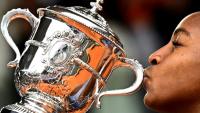 L'Américaine Coco Gauff après sa victoire en finale de Roland-Garros face à la Bélarusse Aryna Sabalenka, à Paris le 7 juin 2025