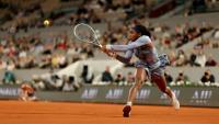 L'Américaine Coco Gauff, N.2 mondiale, en quarts de finale de Roland-Garros contre sa compatriote Madison Keys le 4 juin 2025 à Paris