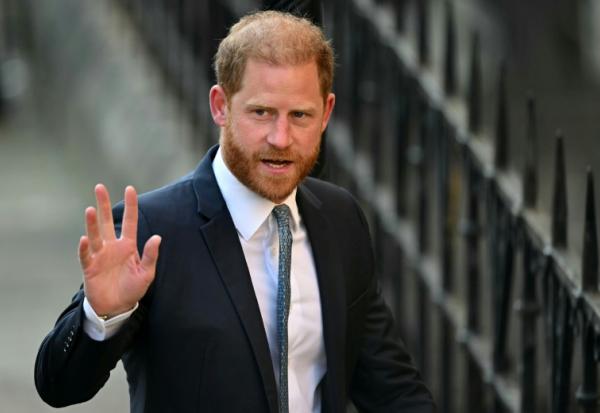 Le prince Harry, duc de Sussex, à son arrivée à la Haute Cour de justice britannique à Londres, le 8 avril 2025  