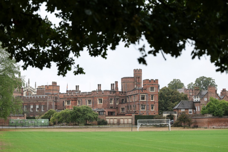 Vue générale du prestigieux collège privé pour garçons d'Eton, près du château de Windsor, où le prince George, fils aîné du prince William et de la princesse Kate, a fait sa rentrée, le 8 septembre 2026
