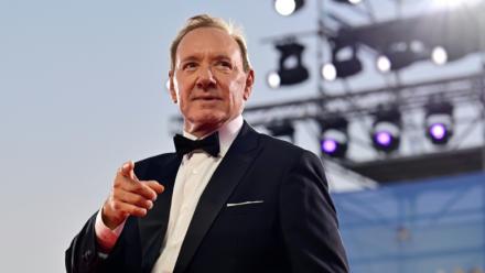 L'acteur américain Kevin Spacey lors de la 82e Mostra de Venise, au Lido de Venise, le 31 août 2025